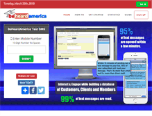 Tablet Screenshot of beheardamerica.com